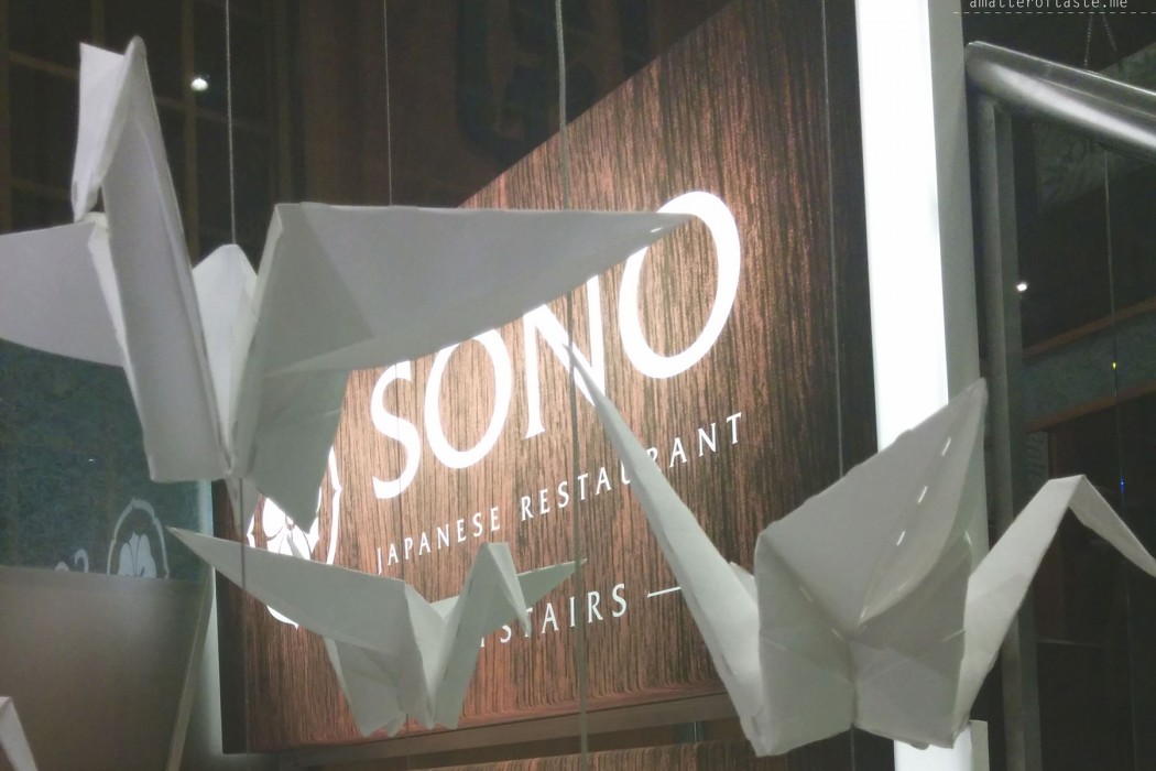Sono Japanese Restaurant, Brisbane CBD a matter of taste food
